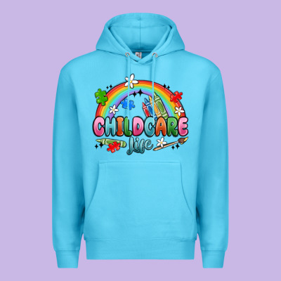 Childcare Life Premium Hoodie Designed By Maliassmallbusiness