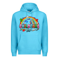 Ocean Blue childcare life Premium Hoodie - MaliasSmallBusiness