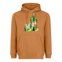 Meerkat gin tonic bottle and cocktail Heavyweight Hoodie - AdoDesignShop