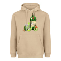 Mushroom gin tonic bottle and cocktail Heavyweight Hoodie - AdoDesignShop
