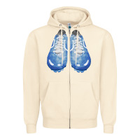 Sandshell blue cleats fa element Zipper Hoodie - FaDigitalArtStudio