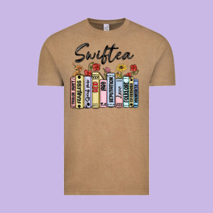 Swiftea Books Vintage Tee Designed By Maliassmallbusiness