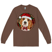 Chestnut beagle christmas ornament Long Sleeve Tee - RanaPortraitStore