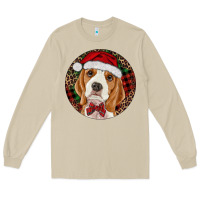Mushroom beagle christmas ornament Long Sleeve Tee - RanaPortraitStore
