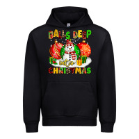 Black Balls Deep Into Christmas Urban Hoodie - MaliasSmallBusiness