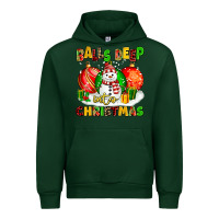 Forest Green Balls Deep Into Christmas Urban Hoodie - MaliasSmallBusiness