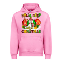 Fuchsia Pink Balls Deep Into Christmas Urban Hoodie - MaliasSmallBusiness