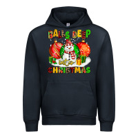 Navy Balls Deep Into Christmas Urban Hoodie - MaliasSmallBusiness