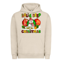 Pigment French Oak Balls Deep Into Christmas Urban Hoodie - MaliasSmallBusiness