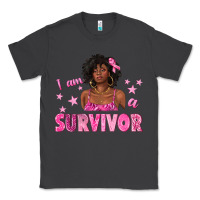 Smoke I Am a Survivor Breast Cancer with Afro Woman Classic Tee - texasbilliewilder
