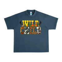 Midnight Navy Western wild child Urban Heavy Tee - texasbilliewilder