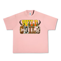 Salmon Western wild child Urban Heavy Tee - texasbilliewilder