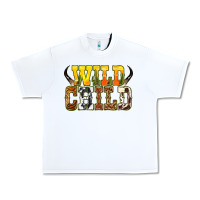 White Western wild child Urban Heavy Tee - texasbilliewilder