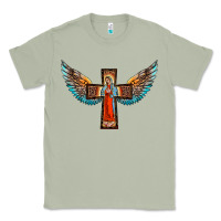 Matcha our lady of guadalupe cross with wings Classic Tee - BarkalooDesign