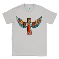 Moon Dust our lady of guadalupe cross with wings Classic Tee - BarkalooDesign