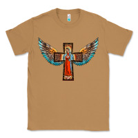 Toasted Coconut our lady of guadalupe cross with wings Classic Tee - BarkalooDesign