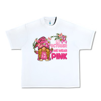 White in october we wear pink gnome Urban Heavy Tee - BarkalooDesign