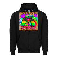 Black gaymer mousepad Zipper Hoodie - HRA Design Shop