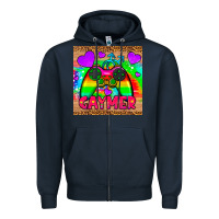 Navy gaymer mousepad Zipper Hoodie - HRA Design Shop