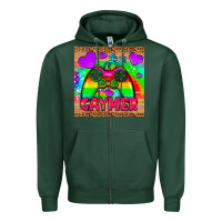 Sports Green gaymer mousepad Zipper Hoodie - HRA Design Shop