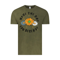 Vintage Olive have the day you deserve Vintage Tee - MaliasSmallBusiness