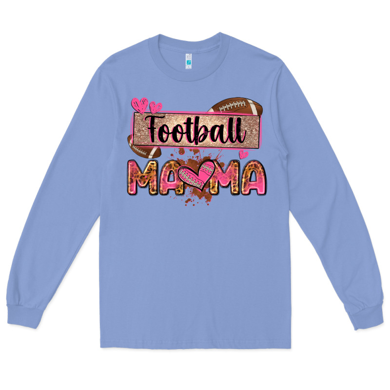Football Mama With Leopard Long Sleeve Tee by Zillion Design Studio | Teevron