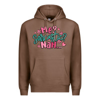 Chestnut me sarcastic nah... Premium Hoodie - MaliasSmallBusiness