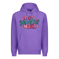 Purple me sarcastic nah... Premium Hoodie - MaliasSmallBusiness
