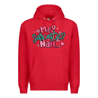 Red me sarcastic nah... Premium Hoodie - MaliasSmallBusiness