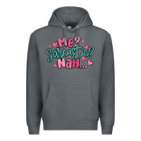 Rock me sarcastic nah... Premium Hoodie - MaliasSmallBusiness