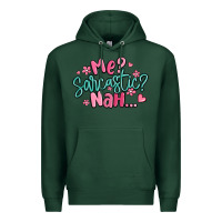 Sports Green me sarcastic nah... Premium Hoodie - MaliasSmallBusiness