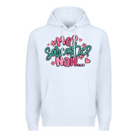 White me sarcastic nah... Premium Hoodie - MaliasSmallBusiness