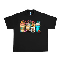 Black flowers with coffee Urban Heavy Tee - Zillion Design Studio