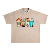 French Oak flowers with coffee Urban Heavy Tee - Zillion Design Studio
