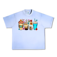 Grape Ice flowers with coffee Urban Heavy Tee - Zillion Design Studio