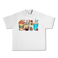 Lunar Rock flowers with coffee Urban Heavy Tee - Zillion Design Studio