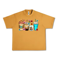 Peanut Butter flowers with coffee Urban Heavy Tee - Zillion Design Studio