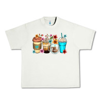 Pistachio flowers with coffee Urban Heavy Tee - Zillion Design Studio