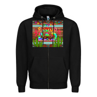 Black proud dad tumbler Zipper Hoodie - HRA Design Shop