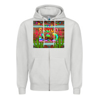 Dove Grey proud dad tumbler Zipper Hoodie - HRA Design Shop