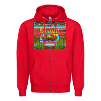 Red proud dad tumbler Zipper Hoodie - HRA Design Shop