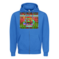 True Royal proud dad tumbler Zipper Hoodie - HRA Design Shop