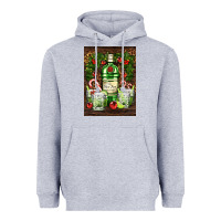 Heather Grey gin tonic cocktail Heavyweight Hoodie - AdoDesignShop