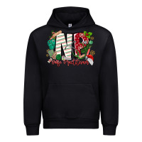Black NP Nurse Practitioner Christmas Urban Hoodie - MaliasSmallBusiness