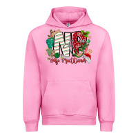 Fuchsia Pink NP Nurse Practitioner Christmas Urban Hoodie - MaliasSmallBusiness