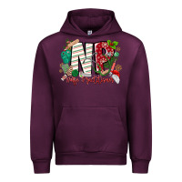 Mauve Wine NP Nurse Practitioner Christmas Urban Hoodie - MaliasSmallBusiness