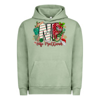 Pigment Oil Green NP Nurse Practitioner Christmas Urban Hoodie - MaliasSmallBusiness
