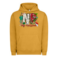 Pigment Peanut Butter NP Nurse Practitioner Christmas Urban Hoodie - MaliasSmallBusiness