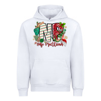 White NP Nurse Practitioner Christmas Urban Hoodie - MaliasSmallBusiness