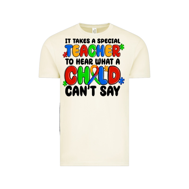 It Takes A Special Teacher To Hear What A Child Ca Vintage Tee by MaliasSmallBusiness | Teevron